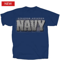 Thumbnail for Military Navy Diamond Plate Logo T-Shirt