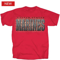 Thumbnail for Military Marine Diamond Plate Logo T-Shirt