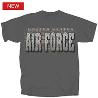 Thumbnail for Military Air Force Diamond Plate Logo T-Shirt