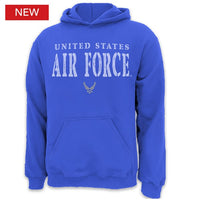 Thumbnail for Air Force Stamp Logo Adult Hood