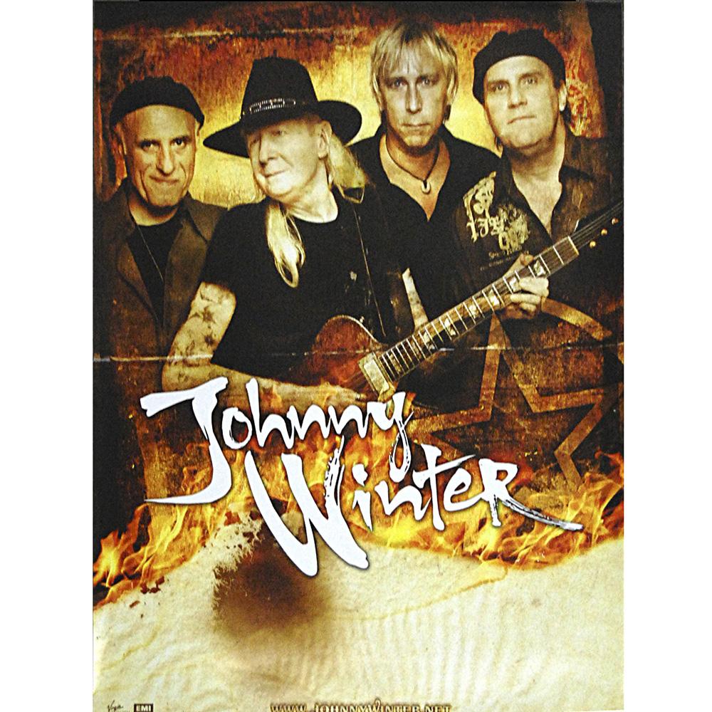 Johnny Winter Band Photo Poster