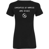Thumbnail for Wintersun Logo Daughters Of Winter Ladies Black T-Shirt
