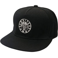 Thumbnail for White Zombie Circle Logo Flat Brim Cap Hat