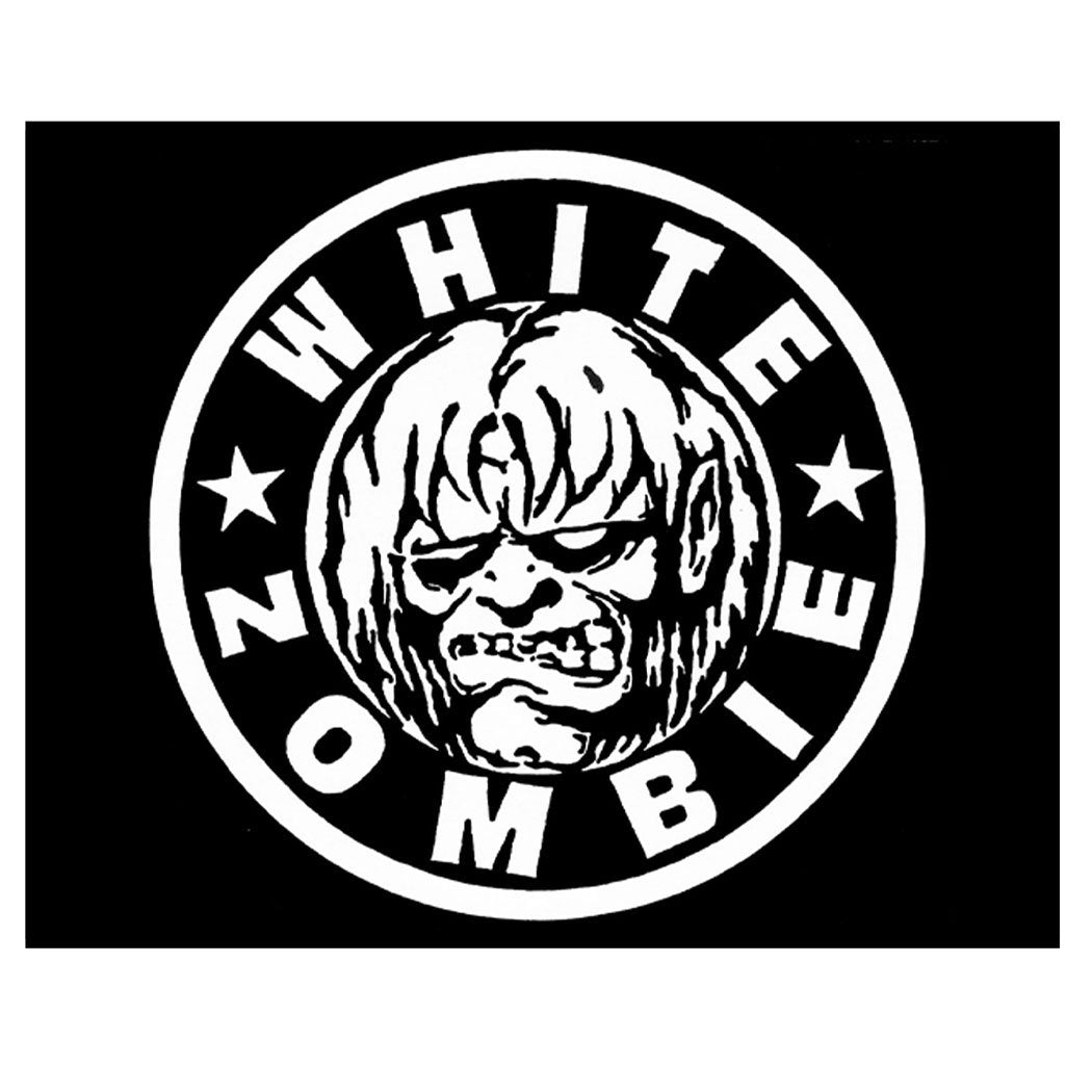 White Zombie Logo Blanket